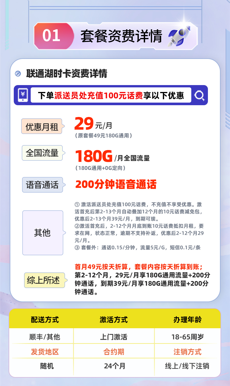 联通湖时卡【湖北专属】 详情图 1